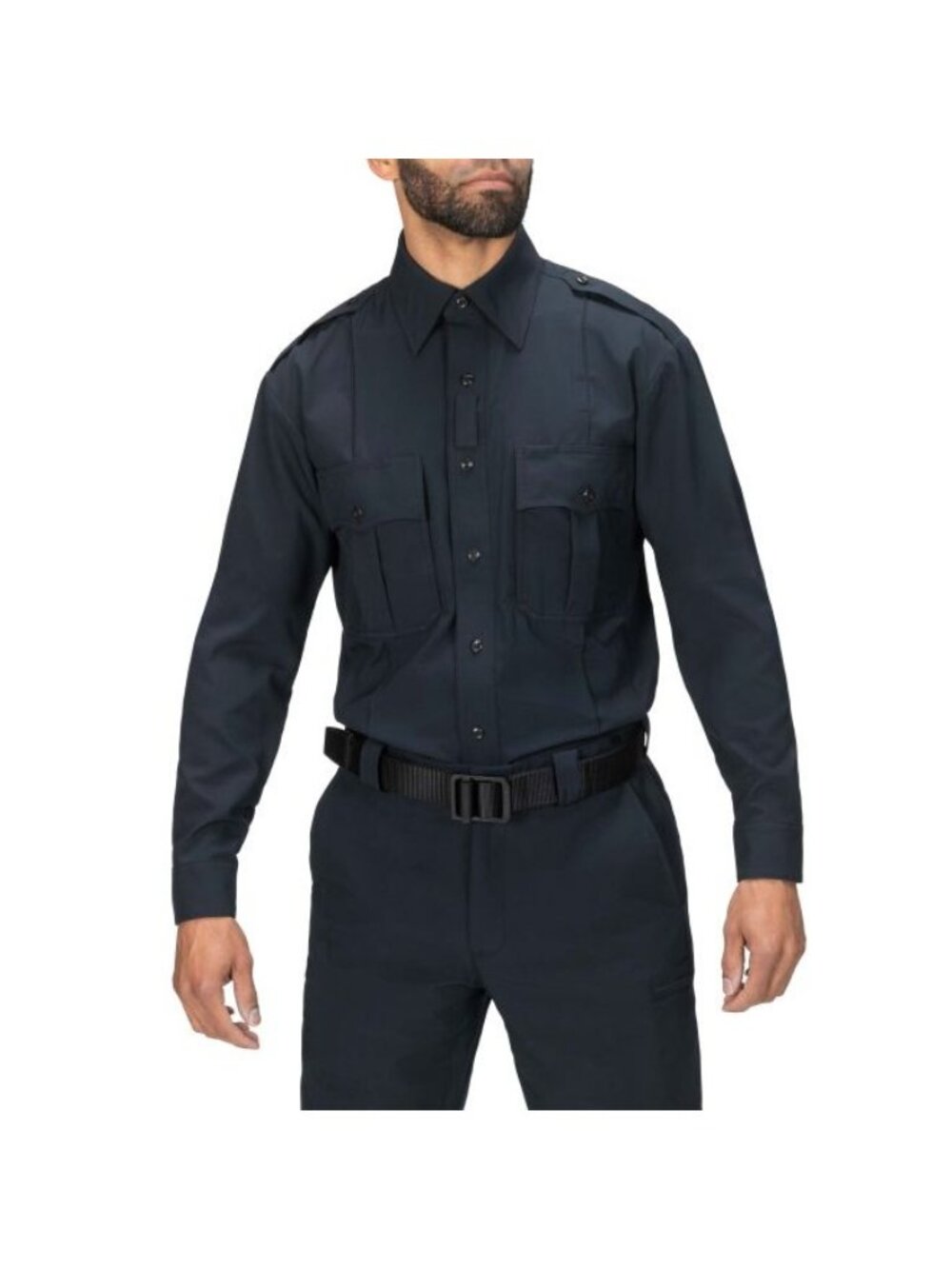 NWT Blauer FLEXRS LS Supershirt Mens 20.5/37 Dark Navy 8671 - Picture 2 of 10